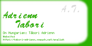 adrienn tabori business card